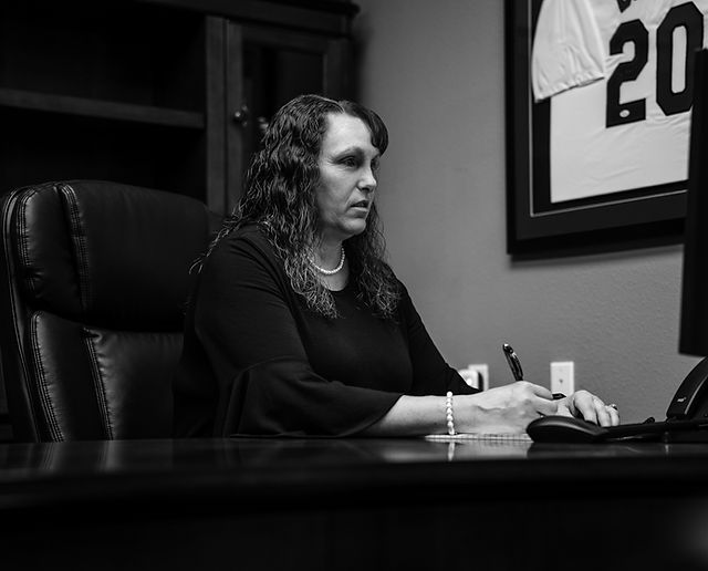 A Kissinger & Kirkman team member reviewing client accounts